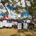 Message de solidarité des mineurs CFMEU de German Creek à ceux de Los Bronces.