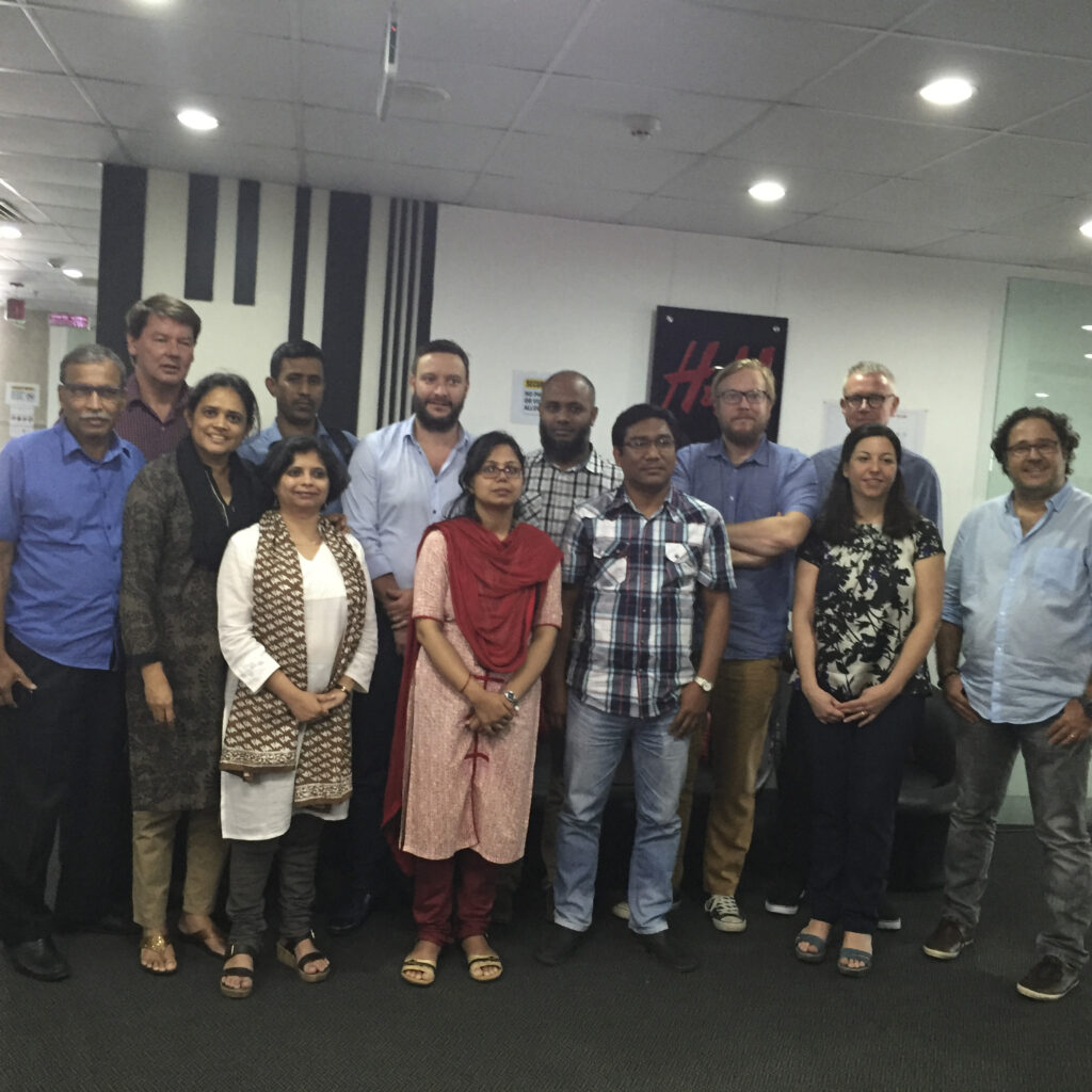 The first Bangladesh national monitoring committee meeting was held in Dhaka, Bangladesh on 21–22 April 2016 to discuss H&M GFA implementation issues.