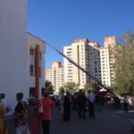 •	Evacuation. PHOTO réalisée par Raman YERASHENIA, BITU