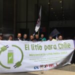El movimiento del litio momentos antes de entregar la carta con propuestas al Ministerio de Minería