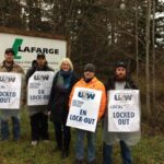 Члены местного подразделения USW № 816