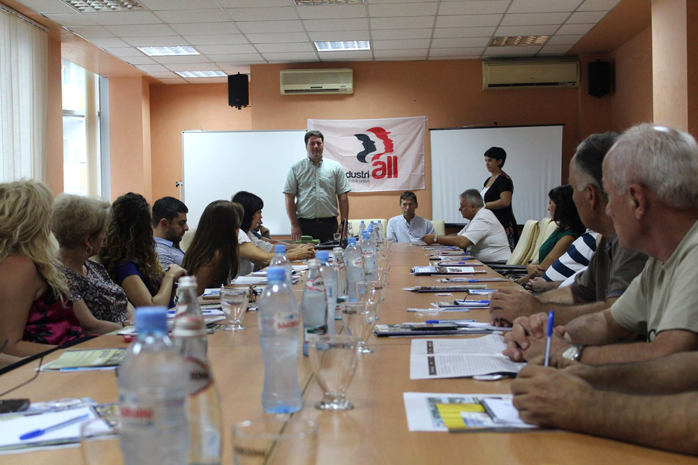 Семинар Глобального союза IndustriALL на тему «Коллективные переговоры как инструмент усиления профсоюзной организации», Батуми (Грузия), 15-16 августа 2016 г.