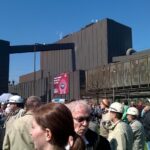 В Дуйсбурге, где расположены крупнейшие сталелитейные заводы ThyssenKrupp, на массовую акцию вышли 16000 сталелитейщиков, чтобы выразить поддержку сильной сталелитейной промышленности Европы и Германии и показать, что они не допустят деиндустриализации Европы, 11 апреля 2016 года