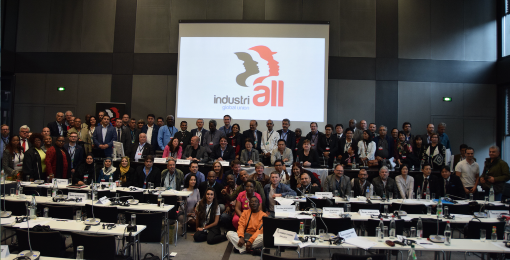 Global union solidarity in the textile, garment, leather and shoe industries.