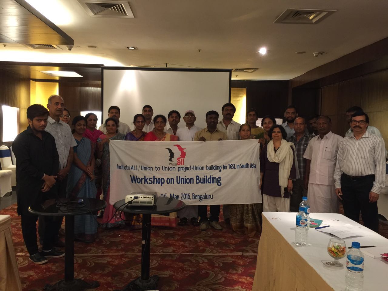 4-5 мая 2016 года в Бангалоре, Индия, состоялся семинар по профсоюзному строительству