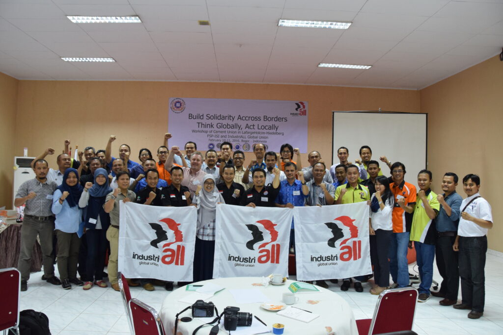 Workshop for cement unions, Indonesia, Bogor, 10-11 February 2016
