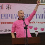 Jyrki Raina, IndustriALL general secretary, at the FSPMI congress.