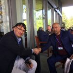 Kemal Ozkan and Erlan Baltabai at the ILO International Labour Conference, Geneva, June 2017