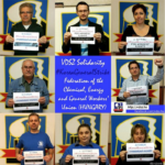 Профсоюзные активисты со всего мира поддержали всеобщую забастовку в Корее.