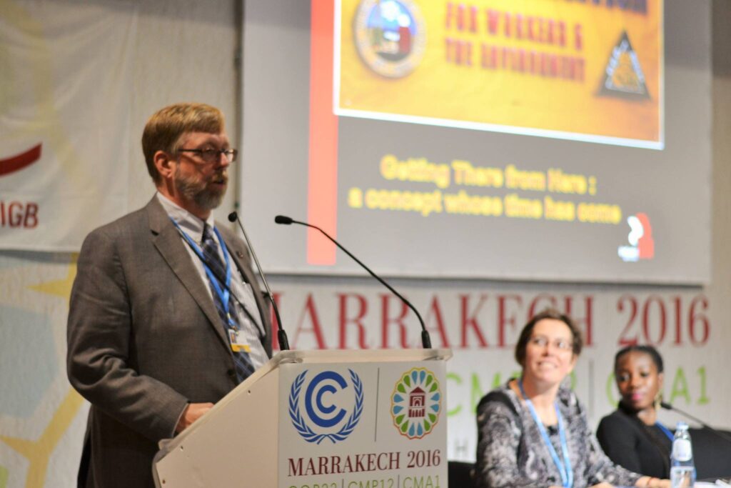 El director de sostenibilidad de la IndustriALL, Brian Kohler 