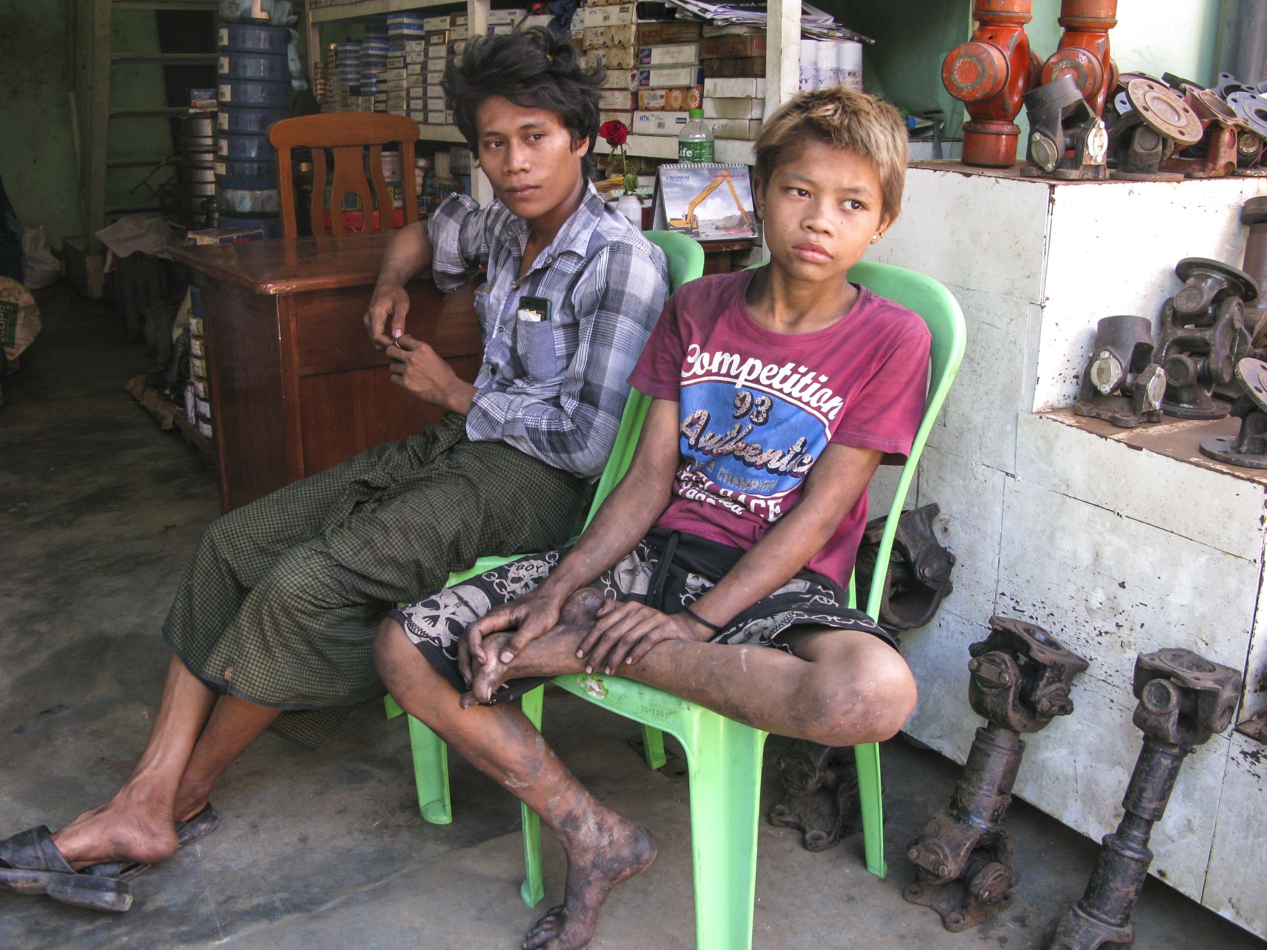 Промышленная зона в районе Южный Дагон в Янгоне. Фото: Дэвид Браун