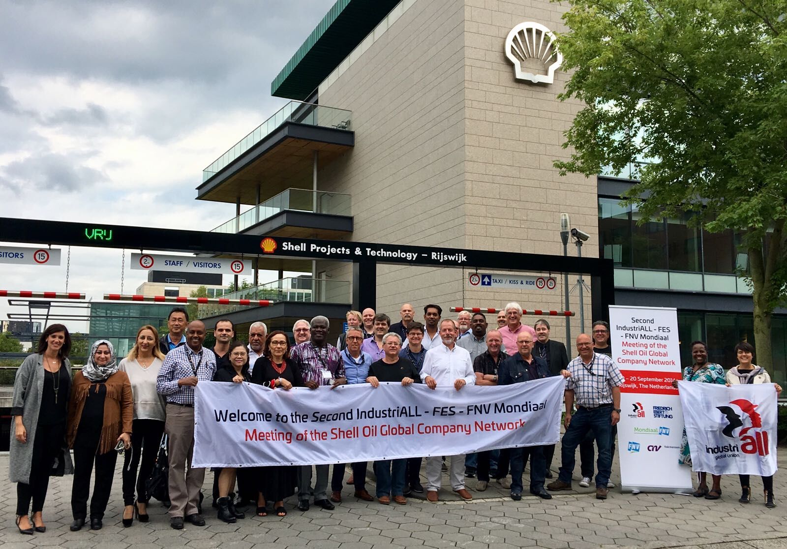 Réunion du réseau Shell à La Hague