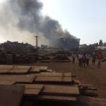 Взрыв на верфи в Гадани