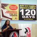 IndustriALL affiliates in the Philippines are calling for 120 days' maternity leave allowance.