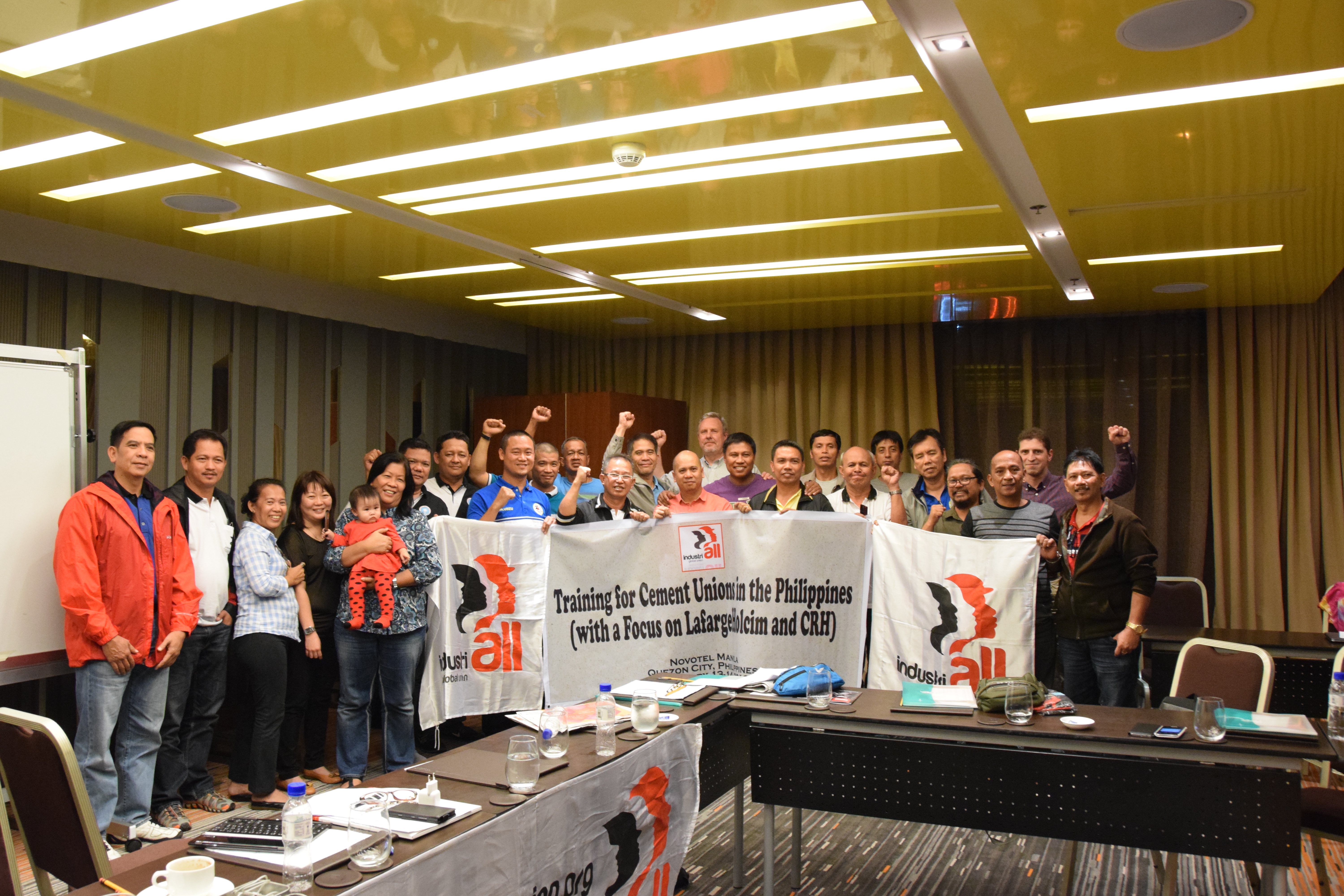 IndustriALL Training Workshop for Cement Unions at Philippines, Manila, 13-14 February 2016