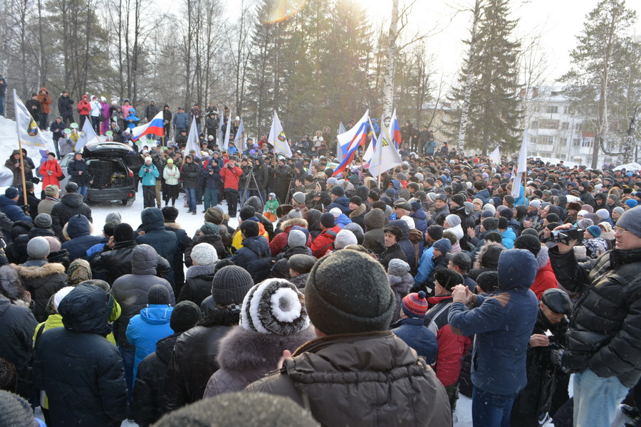 28 февраля 2016 года рабочие под руководством ГМПР провели митинг в Качканаре. Фото: ГМПР