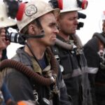 Operaciones de rescate en la mina de carbón de Severnaya. (Fotografía de EMERCOM de Rusia, www.mchs.gov.ru