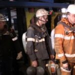 Operaciones de rescate en la mina de carbón de Severnaya. (Fotografía de EMERCOM de Rusia, www.mchs.gov.ru