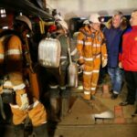 Operaciones de rescate en la mina de carbón de Severnaya. (Fotografía de EMERCOM de Rusia, www.mchs.gov.ru