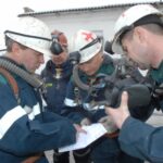 Operaciones de rescate en la mina de carbón de Severnaya. (Fotografía de EMERCOM de Rusia, www.mchs.gov.ru