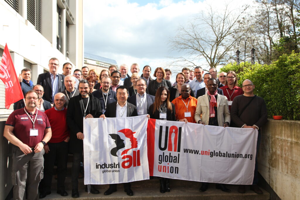 Over 40 participants from 15 countries took part in the first meeting of the Ericsson global trade union network, organized by IndustriALL Global Union and UNI Global Union in Nyon, Switzerland on 26-27 April.