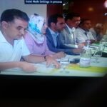 The meeting was featured on Tunisian TV