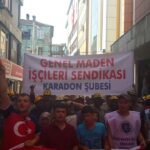 Входящий в IndustriALL профсоюз Genel Maden-Is представляет всех шахтеров региона, добывающих каменный уголь. Фото: www.halkinsesi.com