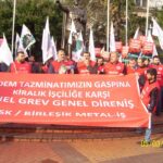 Турецкие профсоюзы организовали митинг протеста против законопроекта