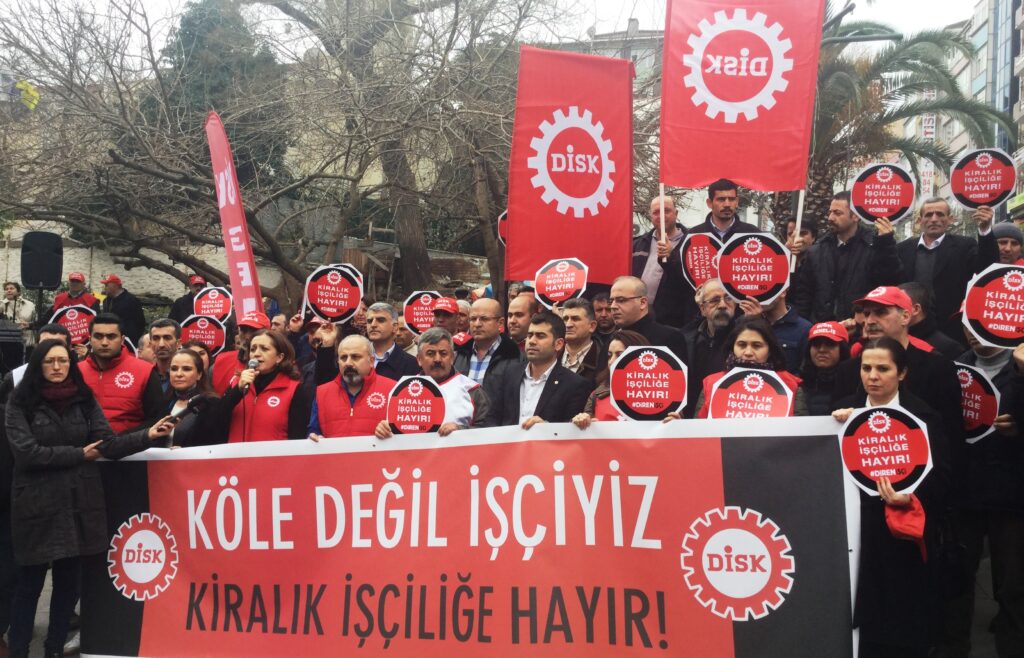 Turkish unions rally against the proposed law