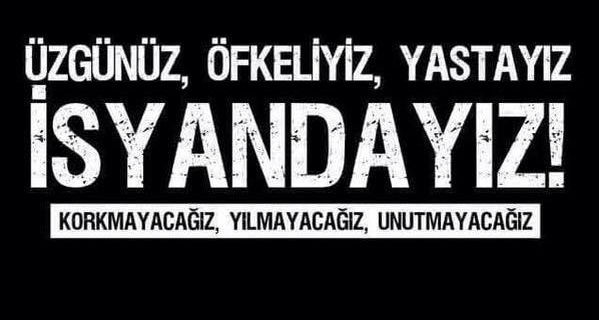 Мы испытываем чувство печали, негодования, скорби, протеста, но мы не боимся, мы не сдадимся, и мы не забудем