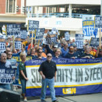 Марш протеста американских сталелитейщиков. Фото: USW