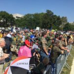 The participants also made a solidarity visit to the rally of coal miners in Washington D.C, who are fighting to safeguard their health insurance after retirement.