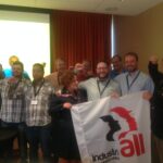 Участники прошедшего в Детройте заседания сети профсоюзов работников John Deere