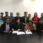 Во время подписания коллективного соглашения