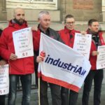 industriAll Europe en la Embajada de Bangladesh en Bruselas.