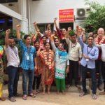 Trabajadores de la confección en Dhaka (Bangladesh)