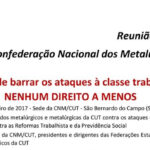 CNM/CUT desarrolló debates el 24 y 25/1 para discutir el impacto de las reformas y para organizar acciones contra ellas