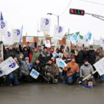 Métallos en grève. Photo : Syndicat des Métallos