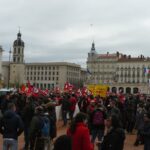 Marcha en Lyon contra la ley de El-Khomri, en abril de 2016. Foto: Lyokoï vía Wikipedia Commons