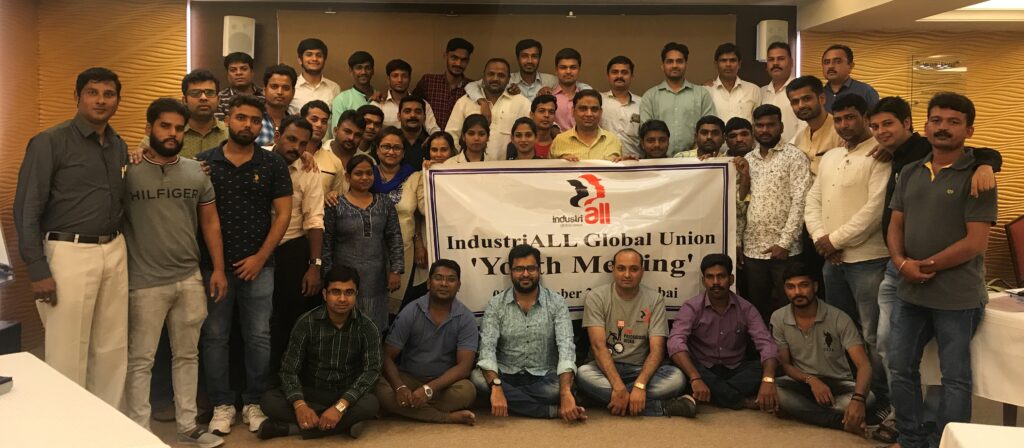 45 young trade unionists participated in the two-day youth meeting in Mumbai organized by IndustriALL South Asia office on 9-10 October 2017