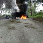 Были подожжены транспортные средства