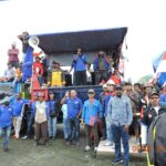 Grasberg workers protest in Timika, Papua