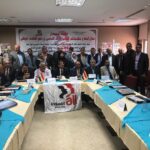 Los sindicatos del sector del petróleo y gas en Irak crearon una red nacional en la reunión de IndustriALL realizada en Basora, el 24 de noviembre de 2017.