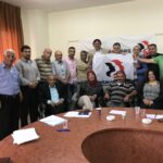 Shaher Saeed, secretario general de la PGFTU y afiliados