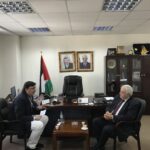 Reunión con el ministro de Trabajo palestino