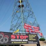 Протест против нестандартной занятости в компании Hyundai