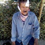 Un des anciens travailleurs blessés par les forces de sécurité privées de la compagnie 