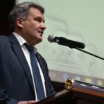 Александр Коргачин, председатель Нефтегазстройпрофсоюза России, открывает форум