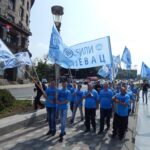 FIAT workers and their supporters demonstrate. Photo: SSMS