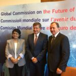 Ameenah Gurib-Fakim, Guy Ryder et Stefan Löfven